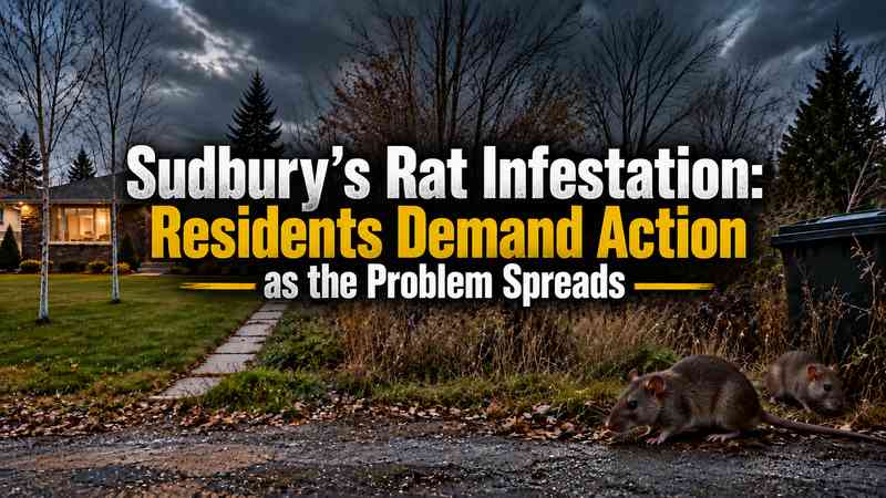Sudbury’s Rat Infestation: Residents Demand Action as the Problem Spreads
